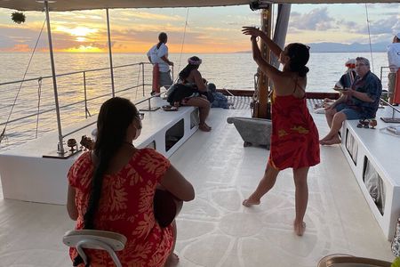 Polynesian Canoe Sunset Sail