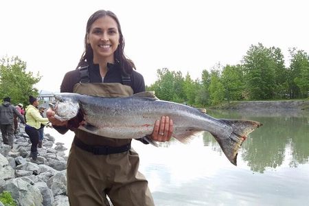 Fishing Package Rental in Anchorage: Chestwader & Spinning Rod/Reel Combo