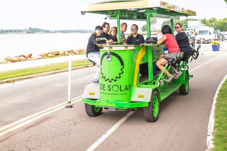 Halifax waterfront SOLAR Party Bike food & drink experience!