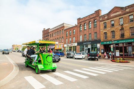 Charlottetown waterfront SOLAR PartyBike food & drink experience!