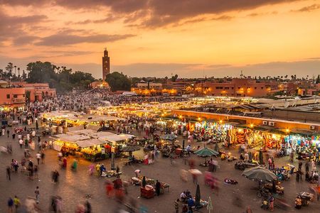 Walking Tour in Marrakech Medina by Night