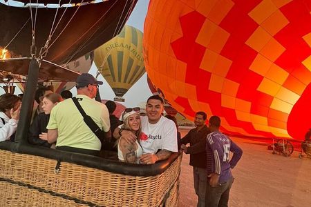 luxor west bank half day tour with Hot air Balloon over luxor 