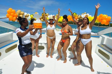 Punta Cana Party Boat Snorkeling with Music DJ and Open Bar