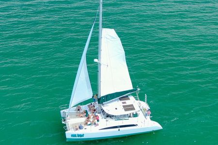 Catamaran Day Sail Shelling Excursion 42ft. Mainecat Cool Beans