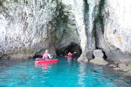 4-hour Guided kayaking trip around Agia Napa Sea Caves