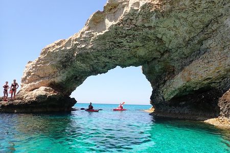 4-hour Guided kayaking trip around Agia Napa Sea Caves