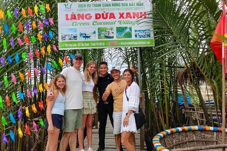 Green Coconut Village Cooking Tour (Local Market,Basket Boat and Cooking)
