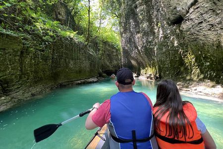 From Kutaisi: Martvili & Okatse Canyons & Prometheus Cave Tour