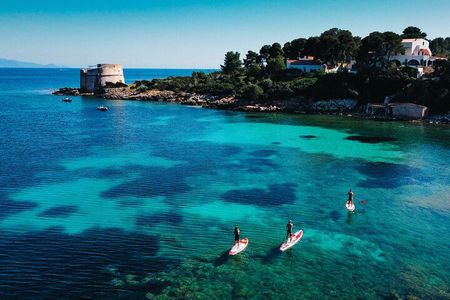 SUP Adventure in Alghero : Tour through the Coves of Lazzaretto