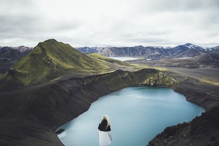Landmannalaugar Hiking, Hot-Springs & Haifoss Waterfall tour 