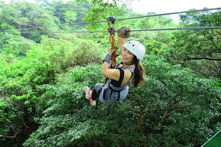 One day combo tour zipline, horseback riding, host springs family packages