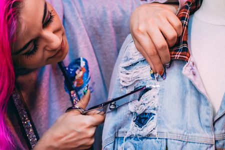 Custom a unique denim jacket with French celebrities’ designer