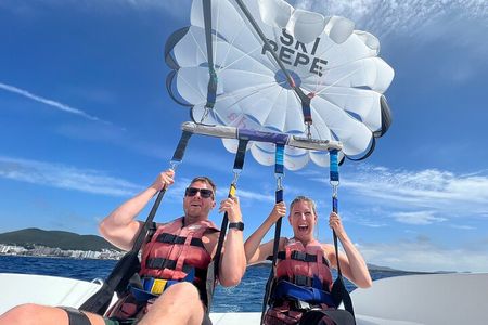 Parasailing in Ibiza with HD Video Option