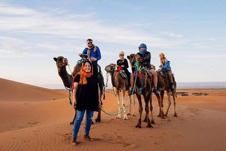 Sahara Désert 3 Days 2 Nights include transport tent lunch and B&B camel Ride