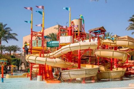 Hurghada: Makadi Water World Aqua Park Ticket with Transfer&Lunch