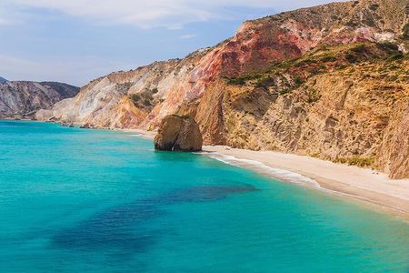 Private Milos Tour "Unspoiled Secret Beaches"- Luxury Boat Rental