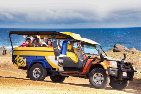 Aruba Natural Pool and Indian Cave Rugged Jeep Safari