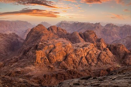 Mount Moses (Sunrise) & St. Catherine Monastery from Dahab