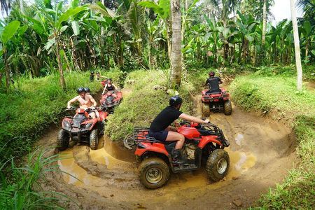 Ubud ATV Quad Bike Adventure with Gorilla Cave and Lunch