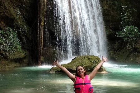 Private Excursion to Floating Market and Erawan Waterfall