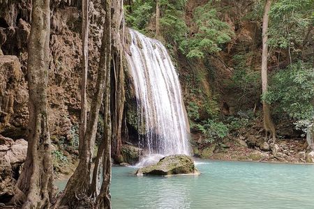 Private Excursion to Floating Market and Erawan Waterfall