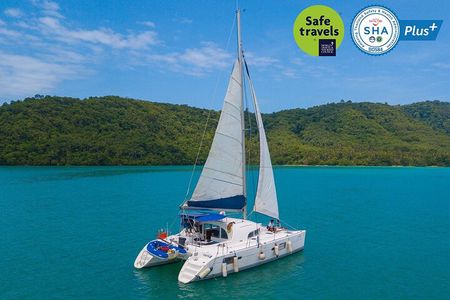 Racha and Coral Island One Day Trip + Sunset by Luxury Catamaran From Phuket