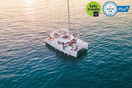 Sunset Cruise to Koh Hey in Phuket by Sailing Catamaran