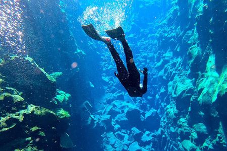 Snorkeling in Silfra & Fly Over Iceland Virtual Experience - Self-drive