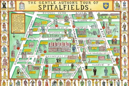 Walking Tour around Spitalfields in the East End of London