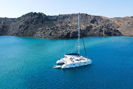 Best of Santorini Private Half-Day Catamaran Cruise with transfer and meal