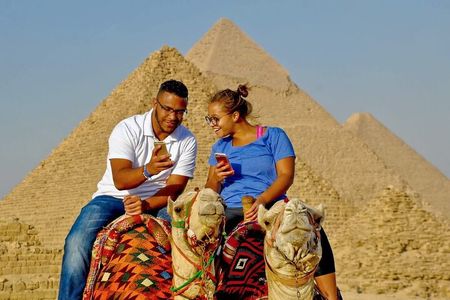 Private Tour to Giza pyramids Sphinx Sakkara and Camel Ridding