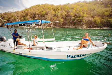 Exclusive 7 bays of Huatulco by Panga Boat or Yacht.