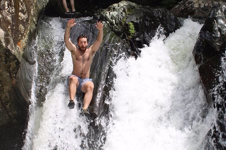 Small-Group El Yunque Waterslide Adventure & transportation 