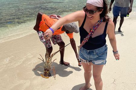 Negril Glass Bottom Boat Tour+Snorkeling visit Booby cay island 