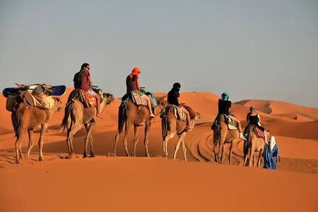 3 days desert tour from Marrakech to Merzouga Dunes & camel Trek