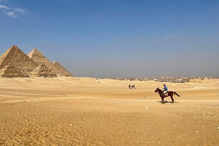 Giza pyramids and the Great sphinx