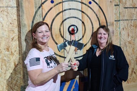 90 Minute Axe Throwing Guided Experience in Clearwater at Hatchet Hangout