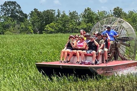 Airboat Swamp Tour with Transportation from New Orleans
