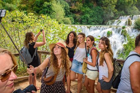 Krka Waterfalls and wine tasting Tour from Split or Trogir 