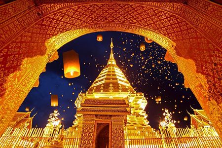 Night Tour in Wat Umong and Doi Suthep in Chiang Mai with Pick Up