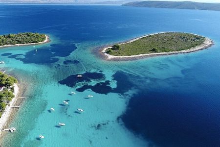 Trogir,Blue Lagoon and Šolta island full day Private Boat Tour