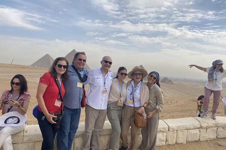 Great Pyramids of Giza & the National Museum of Egyptian Civilization with Lunch