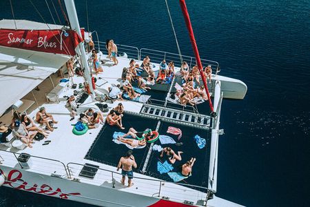 Full-Day Catamaran Cruise to Hvar & Pakleni Islands with Food and free Drinks