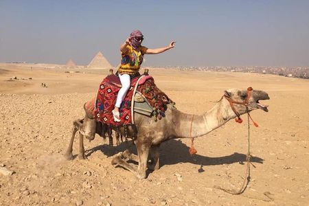 Private Guided Full-Day Tour Giza pyramids ,Sakkara step pyramids & Memphis city