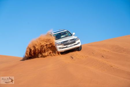 Evening Desert Safari in Dubai with Dune Bashing , Camel Ride and BBQ Dinner