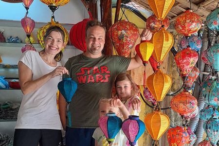 Hoi An City tour -Lantern Making and Silk Making process