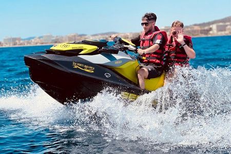 Jet ski tour Cala Millor Bay