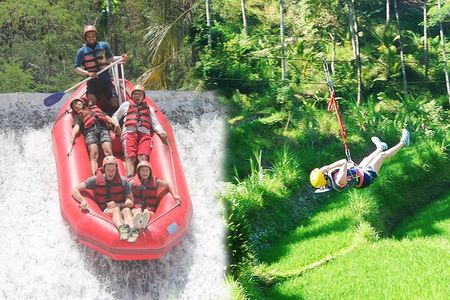 Telaga Waja River Rafting Bali & Zipline (Less Stairs)