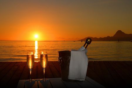 Boat Trip with Sunset in Tahiti
