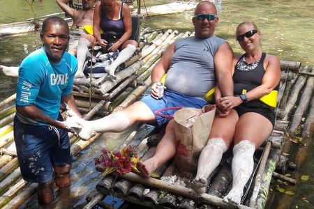 Private Bamboo Rafting along Great River with Pickup 